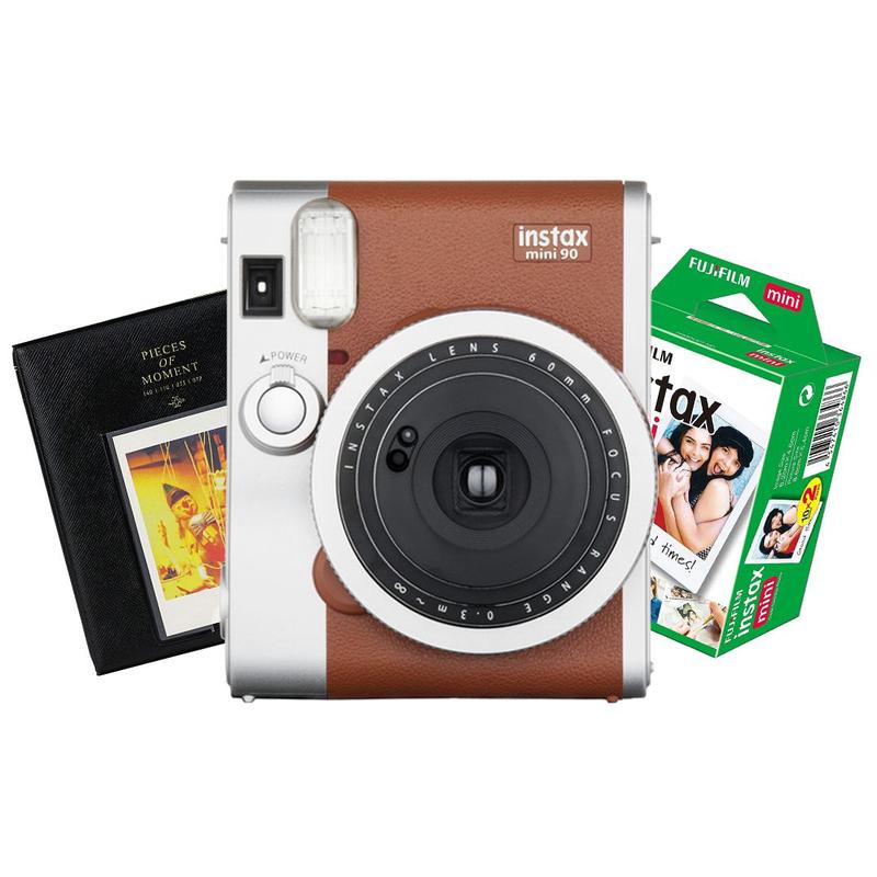 Câmera Fujifilm Instax Mini 90 Neo Classic - Marrom - Câmeras